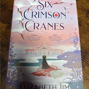 Six Crimson Cranes by Elizabeth Lim - Illustrated Pink & Purple Hardcover